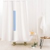 Deny Designs April Lane Art Block Monogram Shower Curtain - 2 of 3