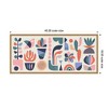 Kate & Laurel All Things Decor 40"x18" Sylvie Retro Pastel Floral and Succulent Panel Framed Canvas by Rachel Lee Natural - 2 of 4