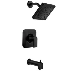 Moen Genta 1-Handle Matte Black Tub and Shower Faucet - 1 of 1