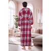 ADR Men's Robe, Warm Plush Hooded Bathrobe Man, Full Length Fleece Robe Man with Hood - 4 of 4