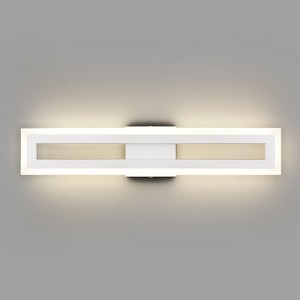 Claxy White Bathroom Vanity Light Modern Wall Sconce - 1 of 4