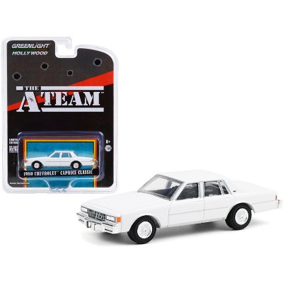 1980 Chevrolet Caprice Classic White "The A-Team" (1983-1987) TV Series 1/64 Diecast Model Car by Greenlight