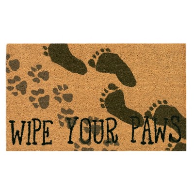 Liora Manne Natura Wipe Your Paws Outdoor Mat Natural 2' X 3' : Target