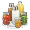 iDESIGN Fridge Binz Rotating Turntable Organizer Clear: Plastic Lazy Susan, 12" Diameter, Hand Washable Kitchen Storage - 3 of 4