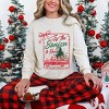 Tis The Season To Read Red Truck - Women's Garment Dyed Long Sleeve Graphic T-Shirt - 2 of 4