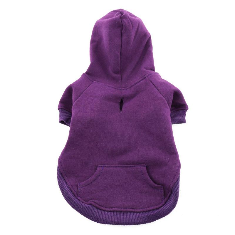 Doggie Design Flex-Fit Hoodie-Purple, 1 of 7