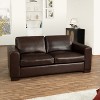Home Imports Emporium Oversized Upholstered Loveseat and Sofa Set for Living Room in Genuine Leather - 2 of 4