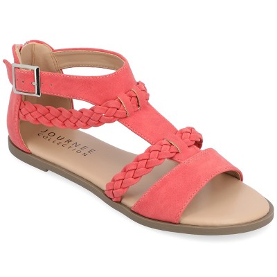 Coral flat online sandals