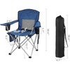 Gulches Camping Chair - Portable Folding Outdoor Chair with Armrests, Cup Holder & Carrying Bag for Camping, Beach & Beyond - 2 of 3