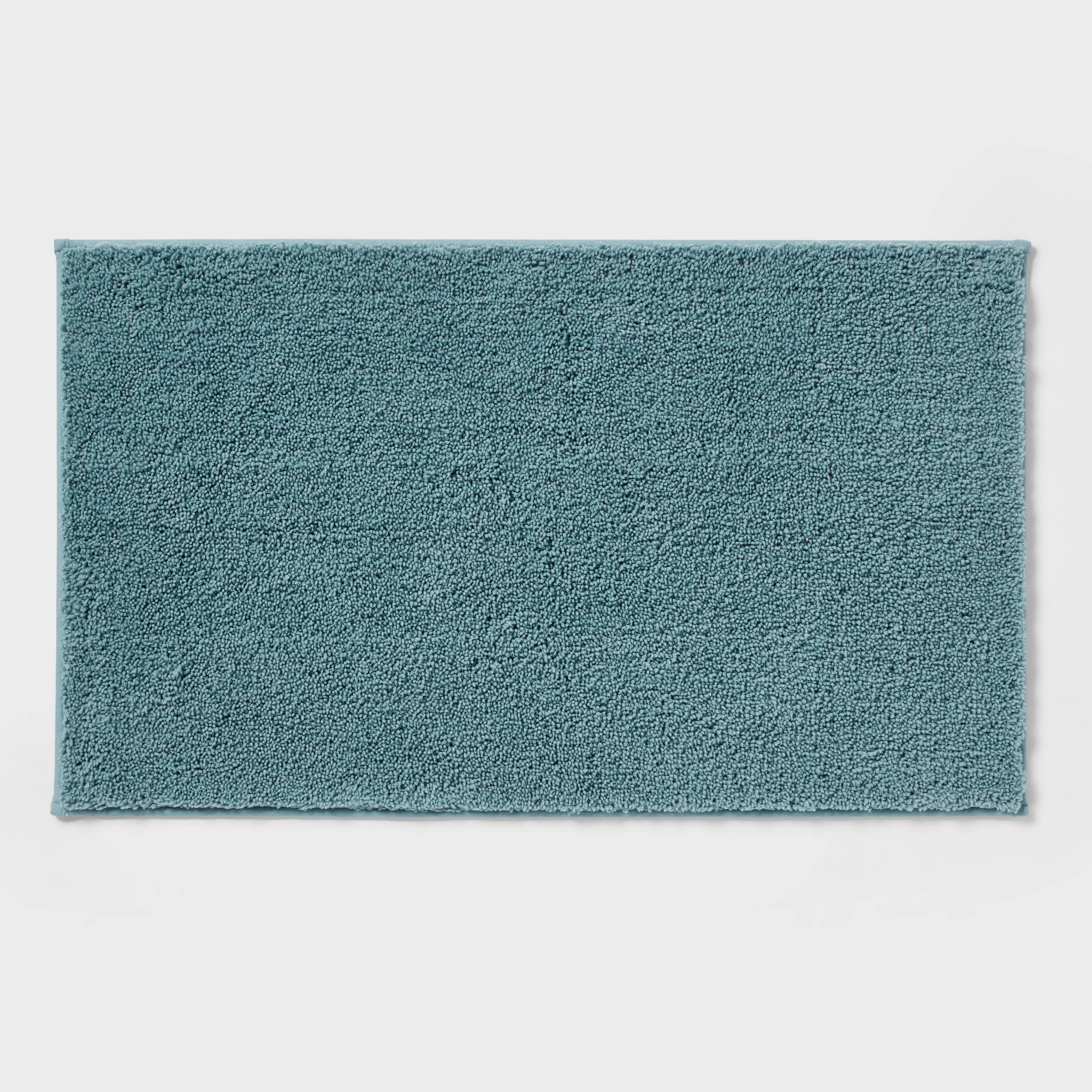 20"x34" Performance Plus Plush Non Skid Bath Rug Aqua - Threshold™