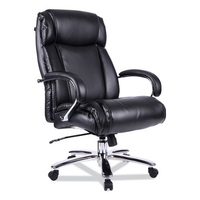 Maxxis Series Black Leather Executive Chair with Chrome Base