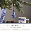 Spode Blue Italian Tree - Holiday Porcelain Decoration Featuring Contemporary Design - Collectible Christmas Ornament - Great for Gifting & Décor - 2 of 4