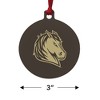 Southwest Minnesota State University Primary Logo Aluminum Holiday Christmas Tree Ornament - 3 of 4