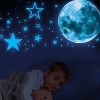 Vudeco 1109 Pieces Glow in the Dark Stars and Moon Stickers Set - Great Bedroom Wall Decor - 3 of 4