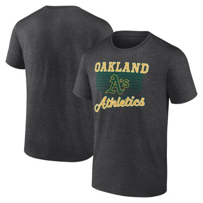 MLB Oakland Athletics Men's Gray Core T-Shirt - S