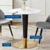 Modway Zinque 28" Artificial Marble Dining Table - 4 of 4