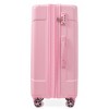 Cesicia Hardshell Luggage, Lightweight Durable ABS Suitcases with Double Wheels, 28" Expandable Checked Luggage - 4 of 4