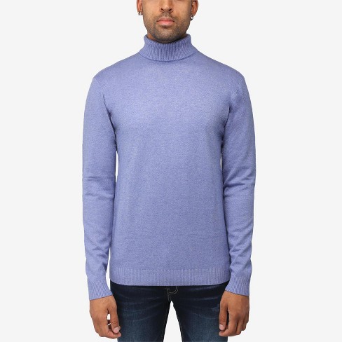 X Ray Men s Mock Turtleneck Sweater available In Big Tall In Heather Blue Size X Large Target