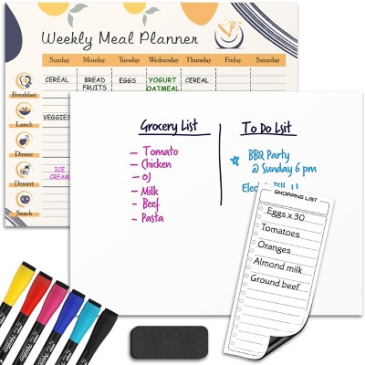 Sonew Magnetic Fridge Calendar - Dry Erase Monthly Planner With R 452754