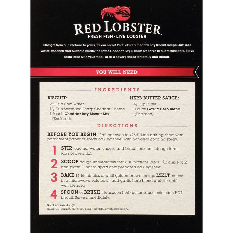 Red Lobster Cheddar Bay Biscuit Mix - 11.36oz, 2 of 7