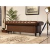 Racxily 3-seat Living Room Upholstered Sofa, Modern Couches Set Style Button Tufted, PU Chesterfield Sofas for Living Room Apartment - 4 of 4