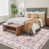 GAOMON Area Rug Vintage Floral Rug Washable Area Rugs for Living Room Non-Slip Low Pile Floor Carpet - 2 of 4