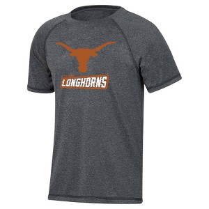 NCAA Texas Gray Longhorns Boys' Gray Poly T-Shirt - 1 of 3