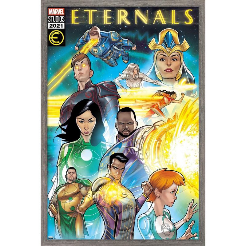 Trends International Marvel Eternals - Space Comic Framed Wall Poster Prints, 1 of 7