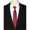 Elerevyo Men's Casual Formal Zipper Pre-Tied Classic Patterned Neck Ties - 2 of 4