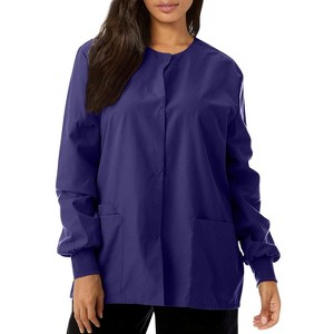 Just Love Womens Solid Jacket Uniform Coat - Nurses Scrub Labcoat - 1 of 1