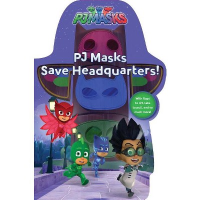 Pj Masks Save Headquarters! - (Board Book)