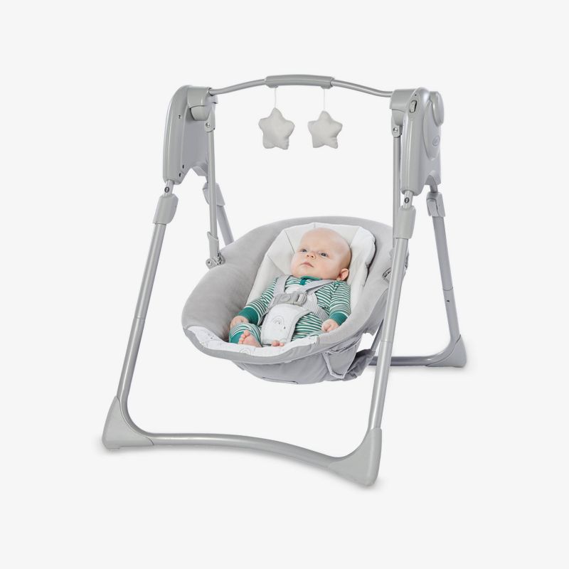Graco Slim Spaces Compact Baby Swing, 6 of 9