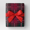 30" 90 sq ft Christmas Roll Wrap Tartan Plaid - Wondershop™ - 2 of 3