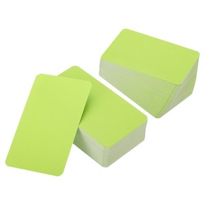 Unique Bargains Mini Blank Paper DIY Gift Craft Business Cards 180 Pcs - 1 of 4