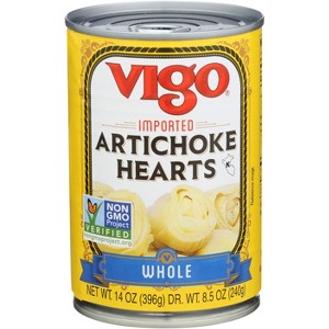 Vigo Whole Artichoke Hearts - Case of 12 - 14 oz - 1 of 1