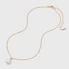 Pearl Drop Earring and Necklace Set 2pc - A New Day™ Gold - 2 of 4