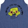 Girls' - Instant Message - A Zombie Ate My Homework Graphic Sleeveless Aline Dress - 2 of 4