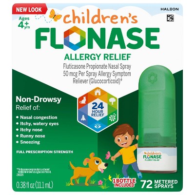 Flonase Children's Allergy Relief Nasal Spray - Fluticasone Propionate - 72 sprays - 0.38 fl oz