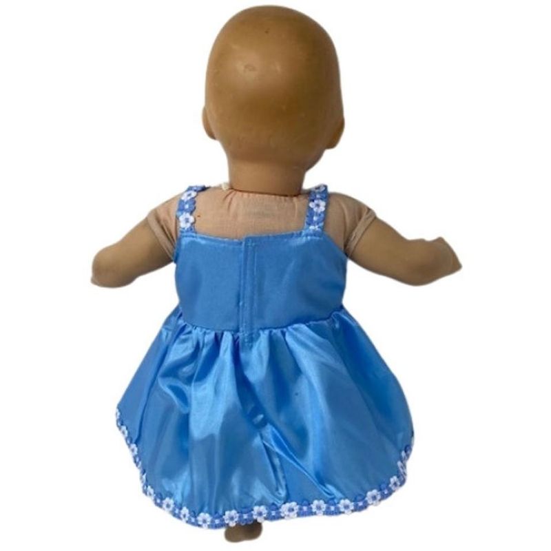 Doll Clothes Superstore Blue Sundress Fits 15-16 Inch Baby Dolls, 4 of 5