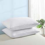 Peace Nest Gusseted Goose Feather Pillows Set of 2