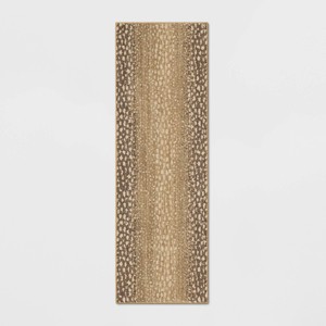 Elderberry Snake Skin Print Woven Rug Gray - Threshold™ - 1 of 4
