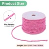 Unique Bargains Soft Polyester Twisted Silk Decorative Craft Cord Trim Cord Rope 22 Yards 1 Pc - 3 of 4