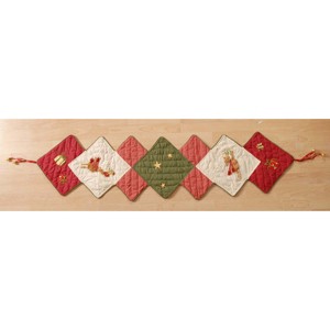 C&F Home 16.5" x 70" Reindeer Quilted Table Runner - 1 of 1