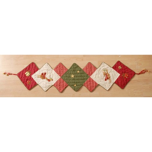 C&F Home 16.5" x 70" Reindeer Quilted Table Runner - image 1 of 1