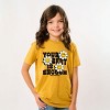The Juniper Shop SmileyWorld Your Best Is Enough Floral Youth Short Sleeve Tee - 3 of 4