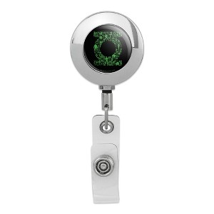 Green Lantern Green Lantern Icons Logo Metal Chrome Badge ID Card Holder Clip - 1 of 3