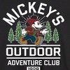 Men's - Disney - Mickeys Outdoor Adventure Club Long Sleeve Graphic T-Shirt - 2 of 4