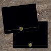 Great Papers Classic Crest Certificate Holders 9.34" x 12" Black/Gold 50/Pack (903117PK10) - 3 of 4