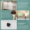 Okak Farmhouse 4-Drawer Buffet Sideboard Storage Cabinet for Dining Room,Kitchen Pantry Cabinets with Sliding Barn Door & Metal Handles - 4 of 4