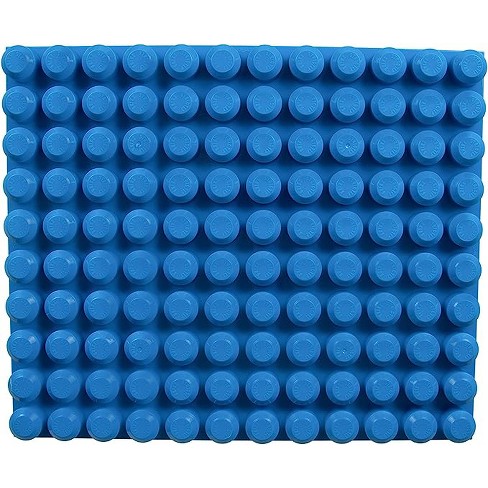 Strictly Briks Classic Baseplates 10 x 10 Brik Tower 100% Compatible with All Major Brands Building Bricks for Towers 4 Blue, Green, Red & Yellow